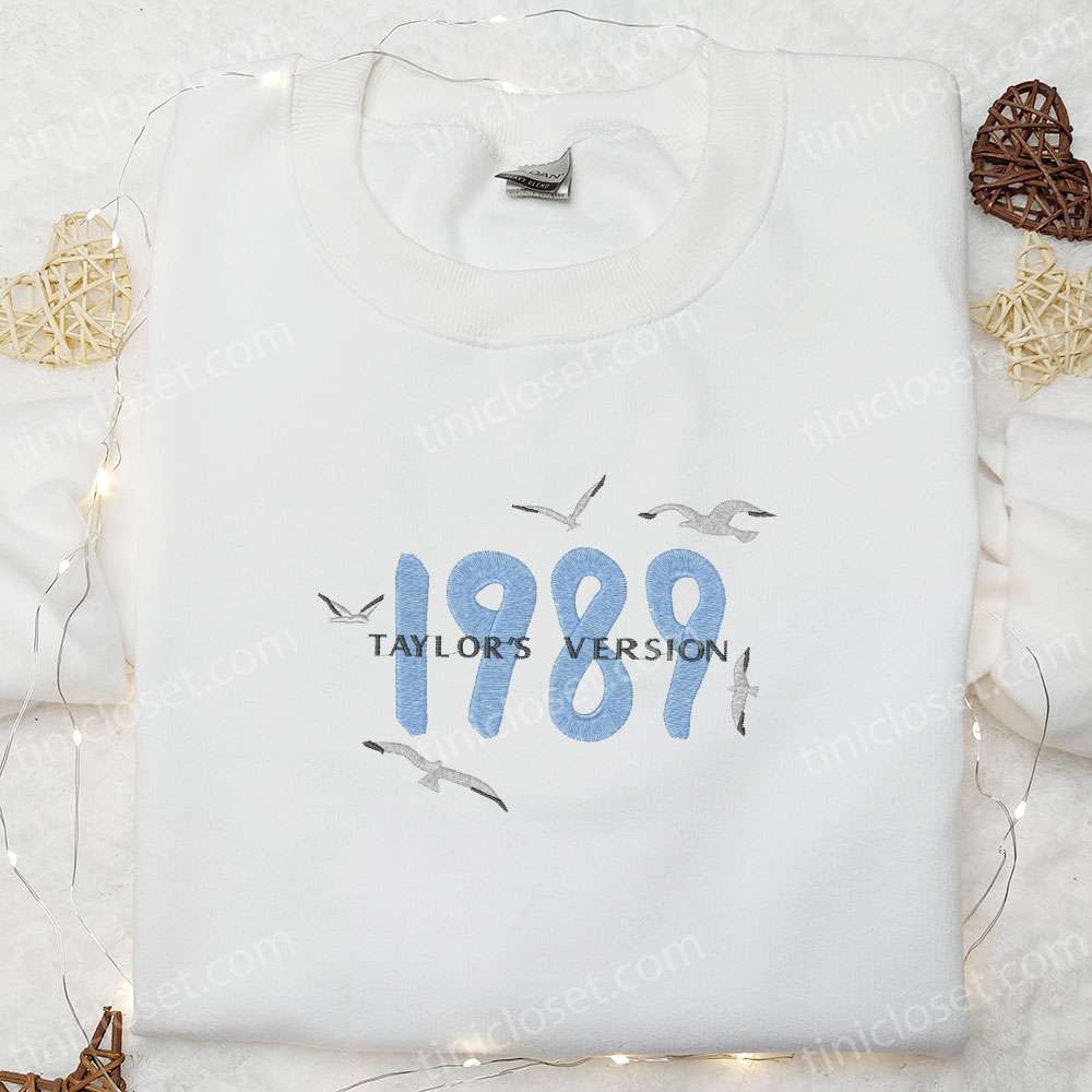 1989 Taylor’s Version Eras Tour Embroidered Shirt, Celebrity Embroidered Hoodie, Best Gift For Fans
