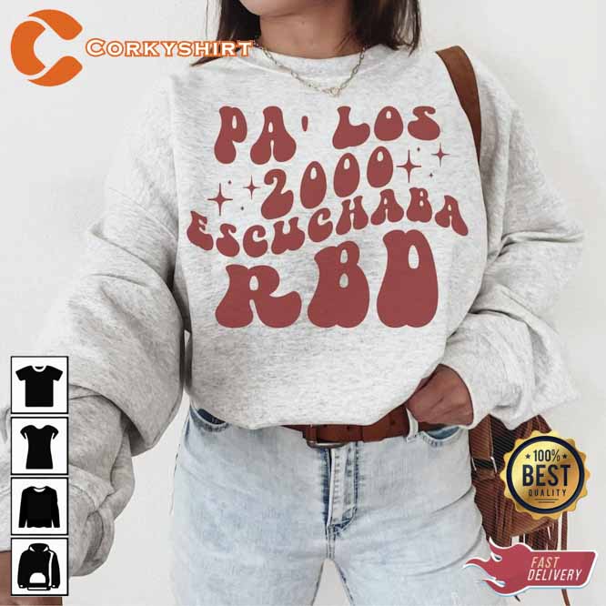 2000’s Escuchaba Rbd Bad Bunny Rbd 2023 Tour Sweatshirt