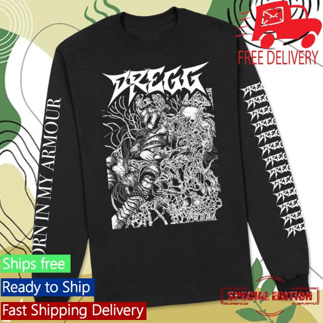 24hundred Merch Dregg Born In My Armour Long Sleeve (black) & Digital Download