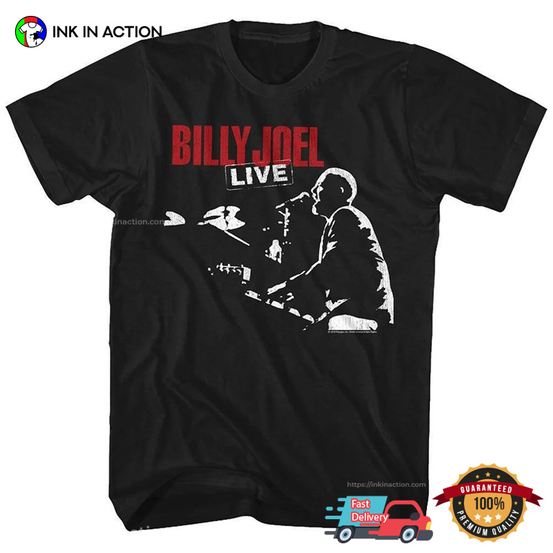 80’s Billy Joel Live Tour Retro Fans Shirt