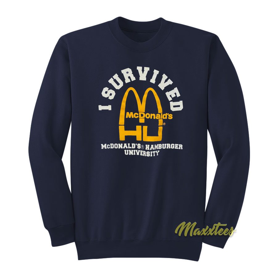 90s Mcdonald's Hamburger University Sweatshirt