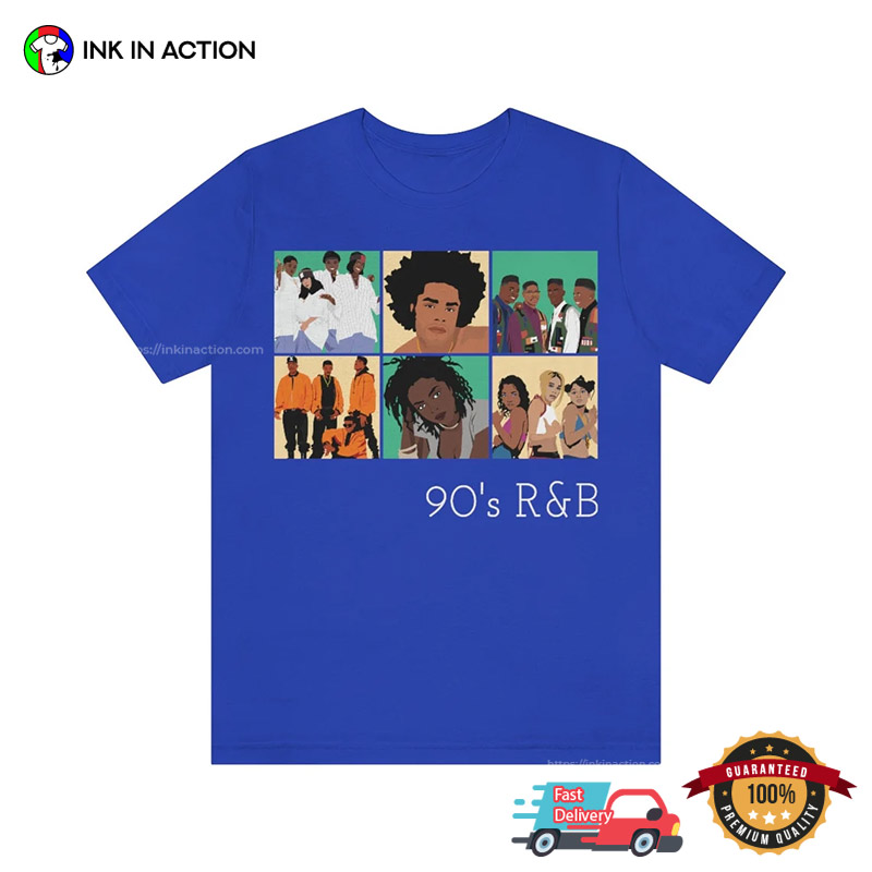 90s R&b Retro Streets Music Band T-shirt