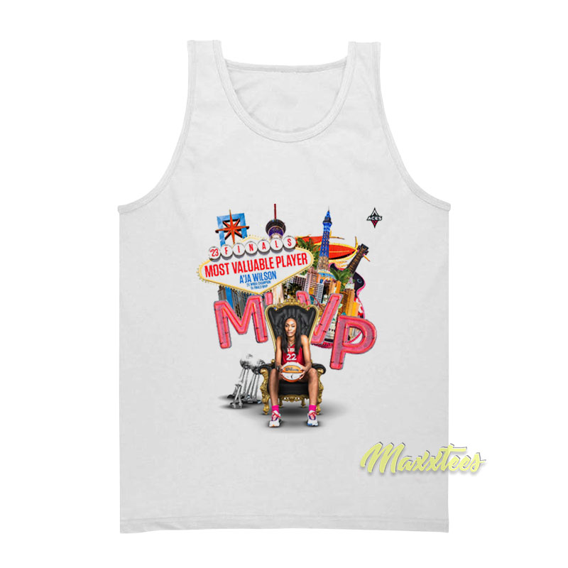 A'ja Wilson Queen Mvp Final 2023 Tank Top