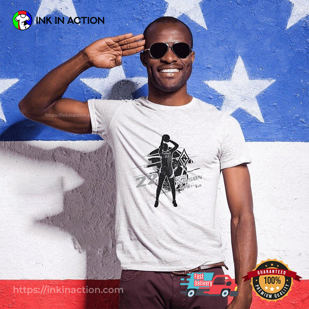 A’ja Wilson Las Vegas Aces Silhouette T-shirt