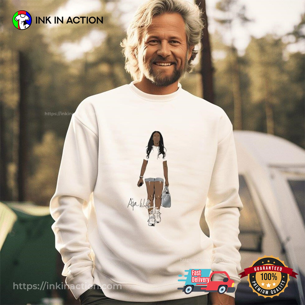 A’ja Wilson Las Vegas Aces Walking T-shirt