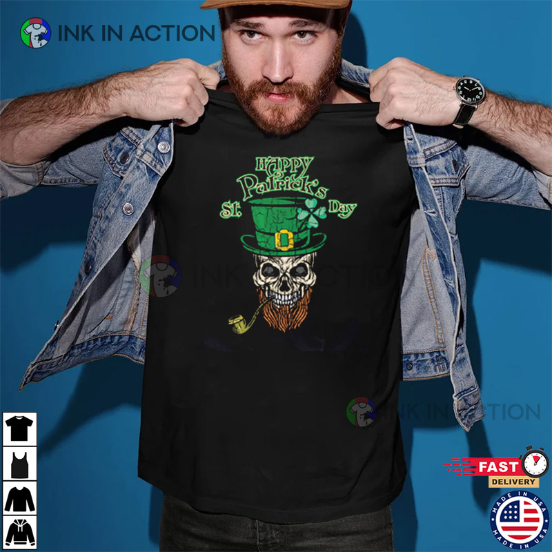 A Vintage Skull Saint Patrick’s Day Unisex T-shirt