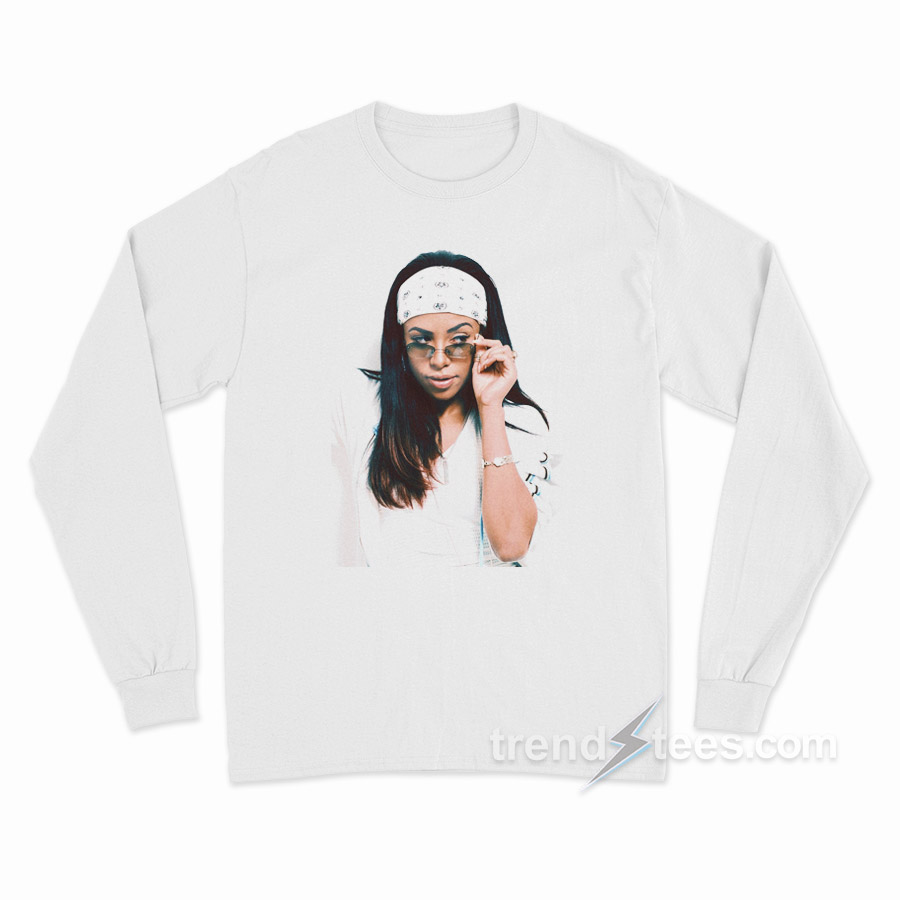 Aaliyah's Greatest Looks Long Sleeve Shirt