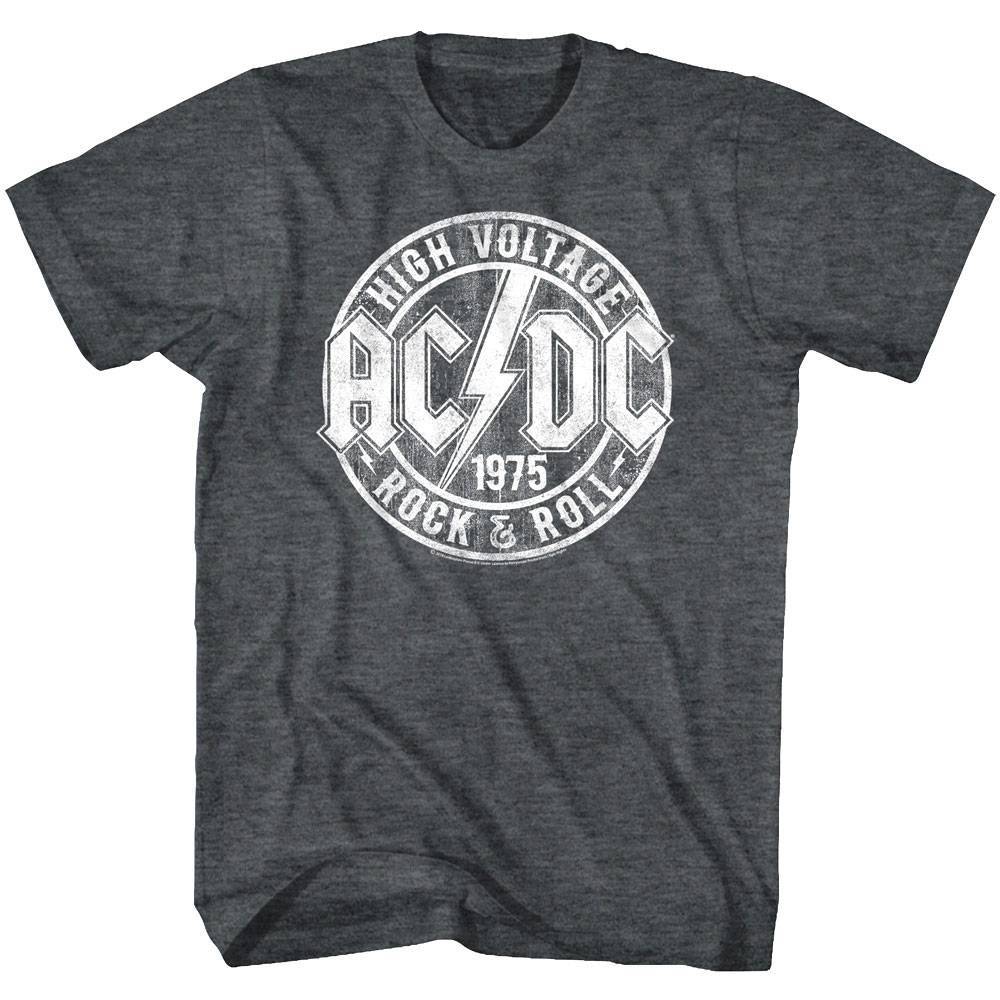 Acdc High Voltage Rock & Roll 1975 Men’s T Shirt