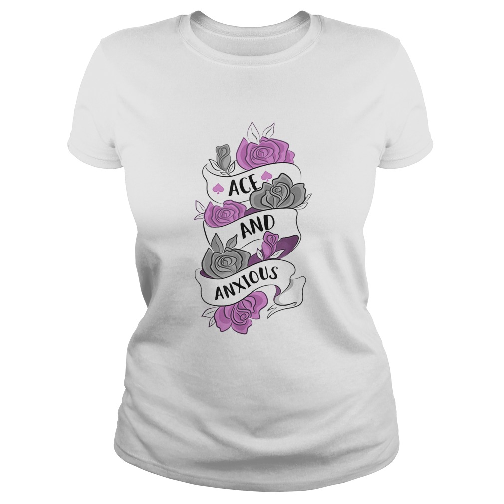 Ace And Anxious Lgbt Pride Roses Asexual Classic Ladies