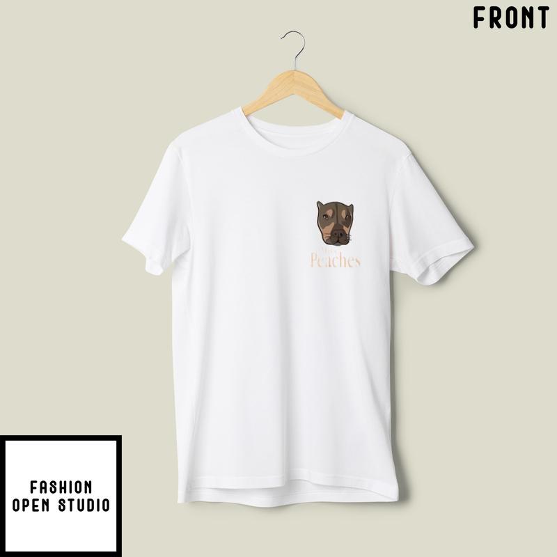 Adopt Don’t Shop Miss Peaches T-shirt