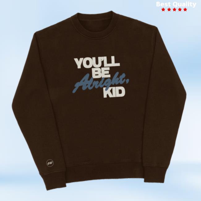 Alex Warren Official Merch Shop You’ll Be Alright Kid Initials Crewneck