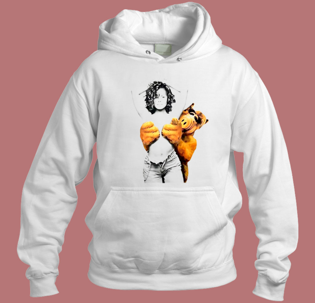 Alf Holding Janet Jackson's Breasts 80s Hoodie
