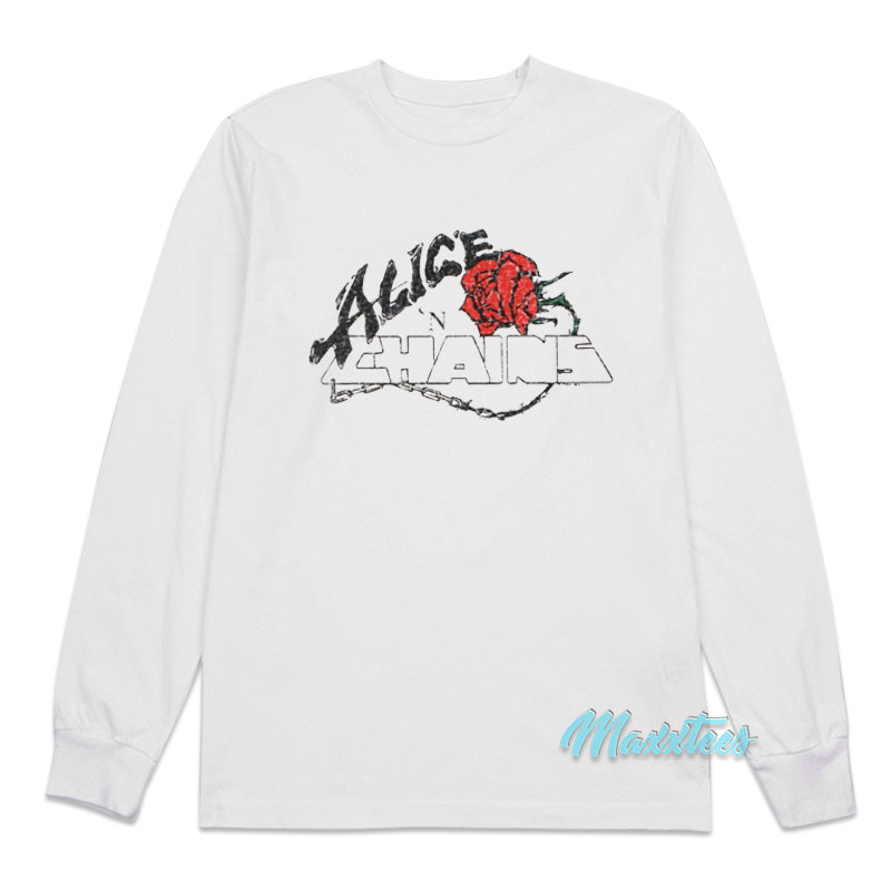 Alice 'n Chains Rose Logo Long Sleeve Shirt