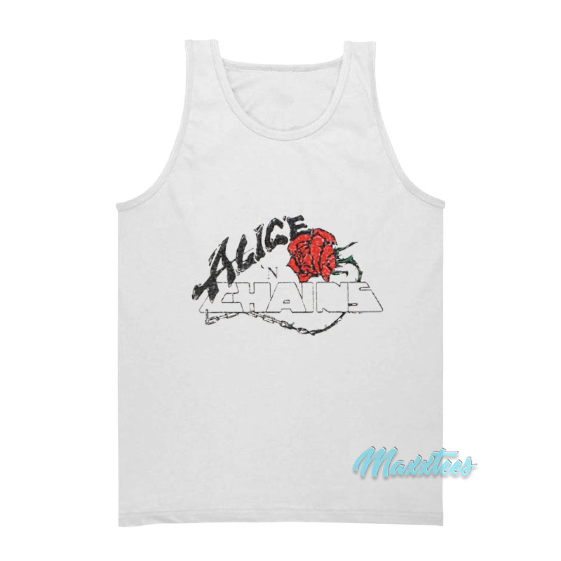 Alice 'n Chains Rose Logo Tank Top