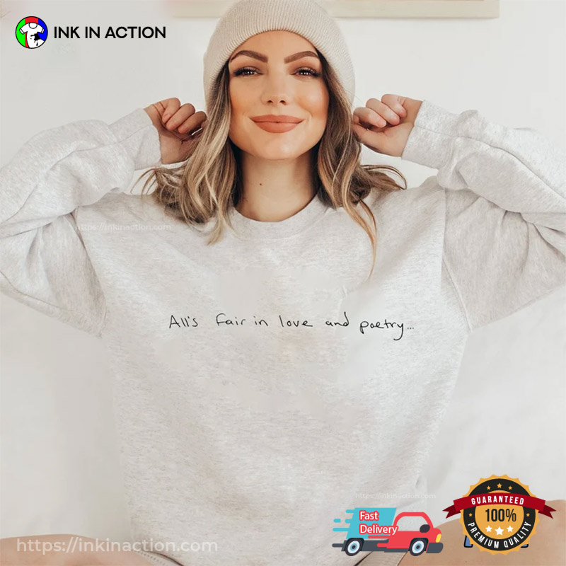 All’s Fair In Love Poetry Lovely Comfort Colors Tee
