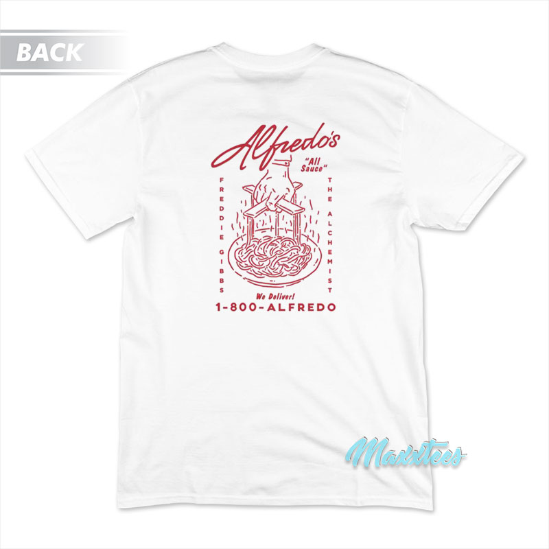 All Sauce Alfredo's Freddie Gibbs X The Alchemist T-shirt