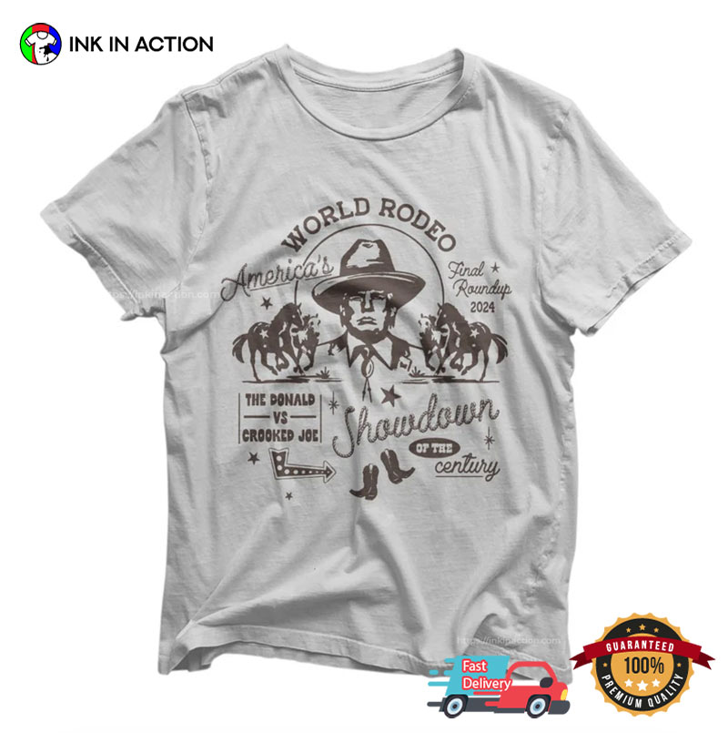 America’s World Rodeo 2024 Showdown Funny Political T-shirts