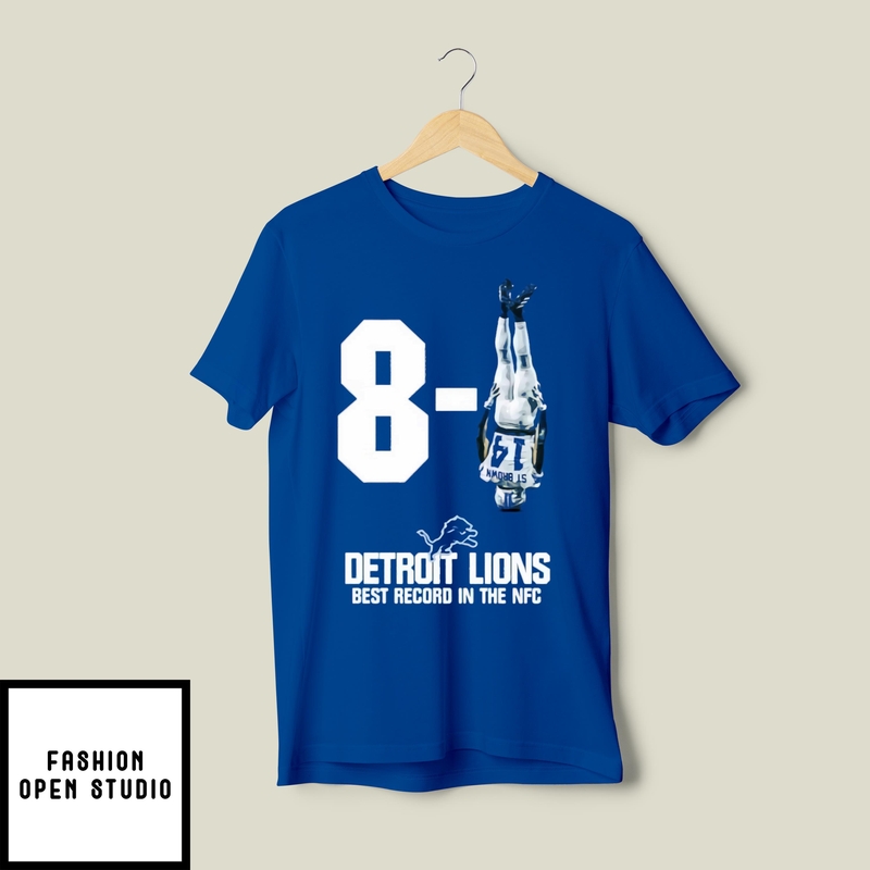 Amon-ra St Brown Detroit Lions 8 – 1 Best Record In The Nfc T-shirt