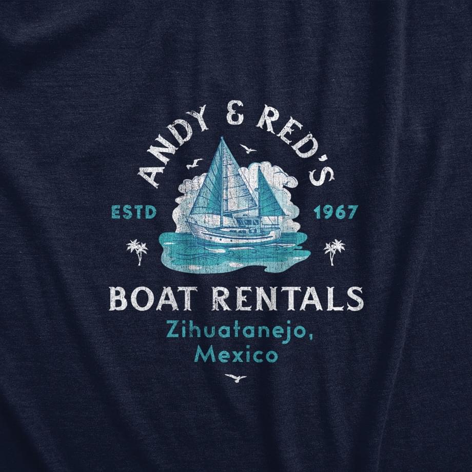 Andy And Red's Boat Rentals Zihuatanejo Mexico 1967 T-shirt Sweatshirt Hoodie