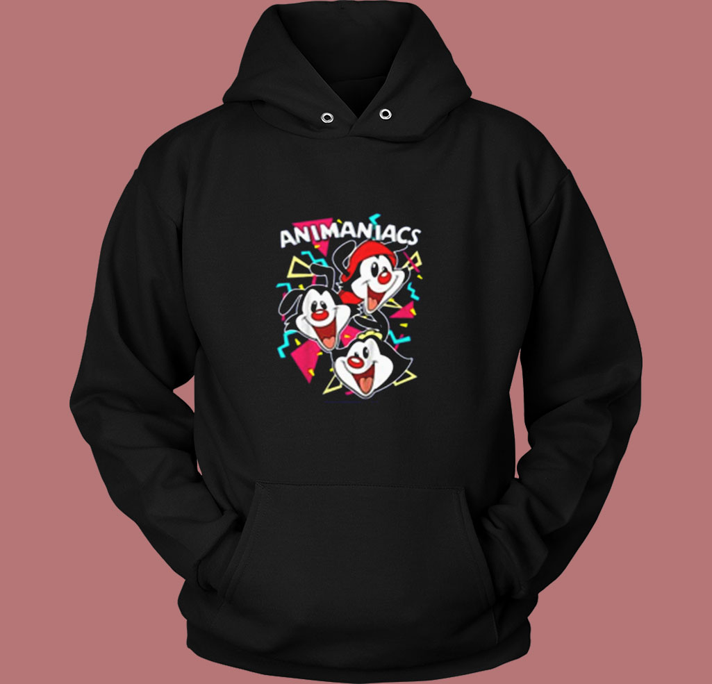 Animaniacs Party Yakko Wakko & Dot Vintage Hoodie