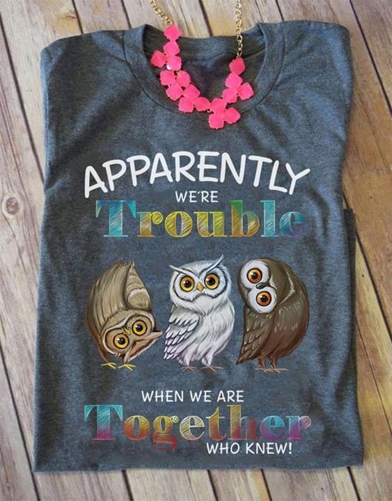 Apparently We're Trouble When We Are Shirt
