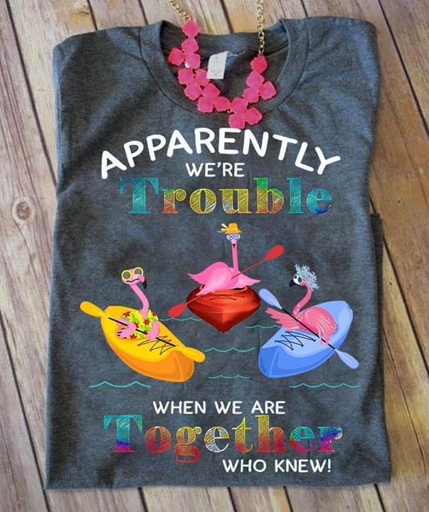 Apparently We're Trouble When We Are Together Who Knew Shirt