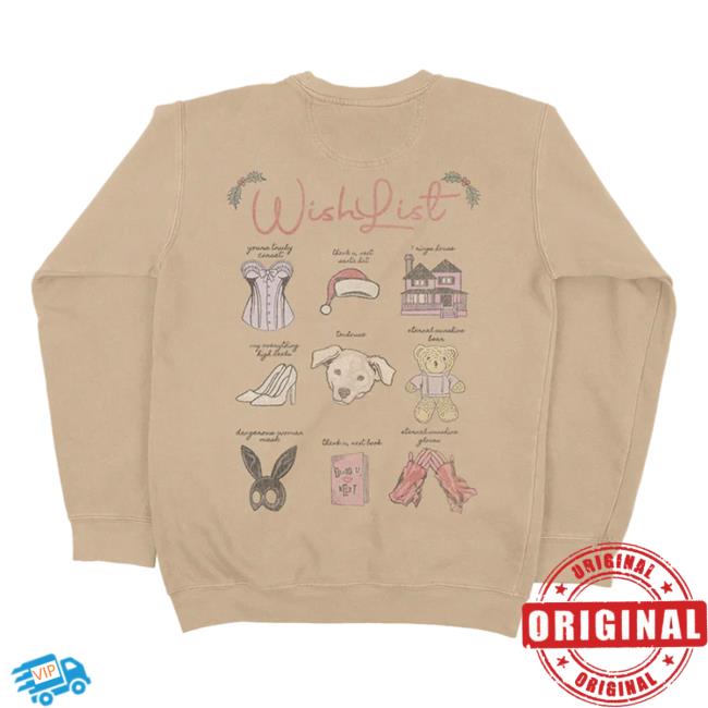 Ariana Grande Merch Ari’s Wishlist Crewneck