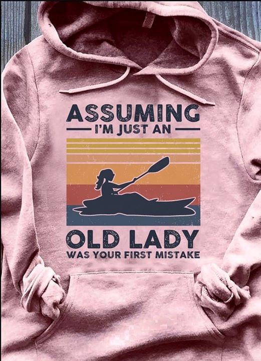 Assuming I'm Just An Old Lady Vintage Water Sport T-shirt