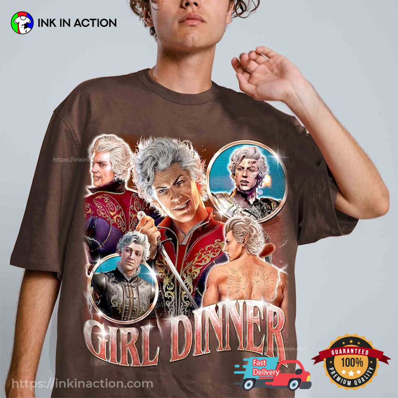 Astarion Baldur’s Gate 3 Girl Dinner Funny T-shirt
