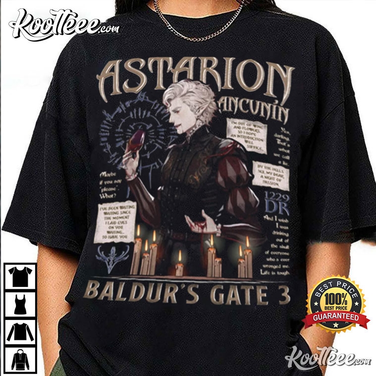 Astarion High Elf Baldur’s Gate 3 T-shirt
