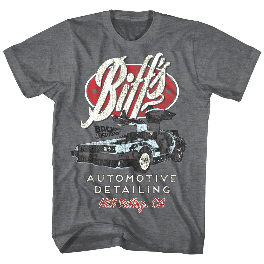 Back To The Future Biff's Automotive Detailing T-shirt