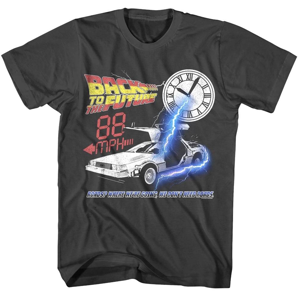 Back To The Future Clock Hits 88mph Men's T Shirt
