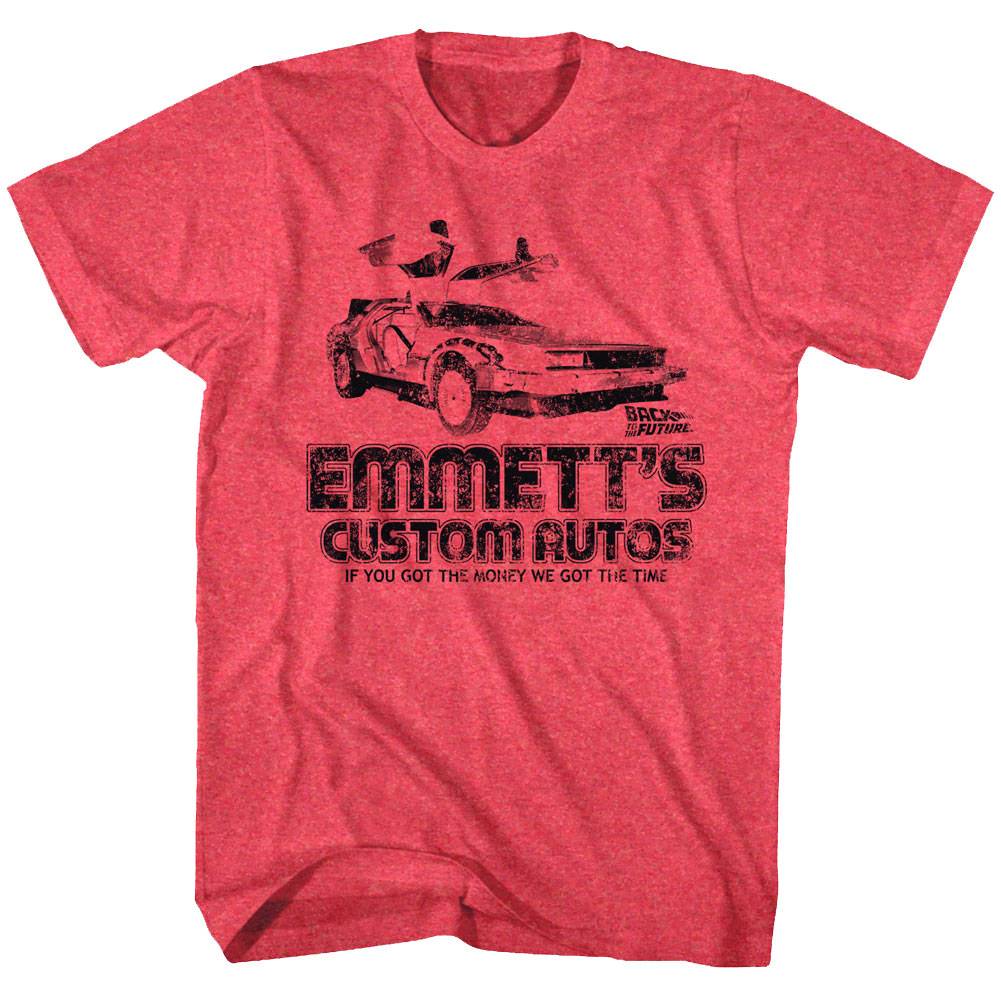 Back To The Future Emmett's Custom Autos T-shirt
