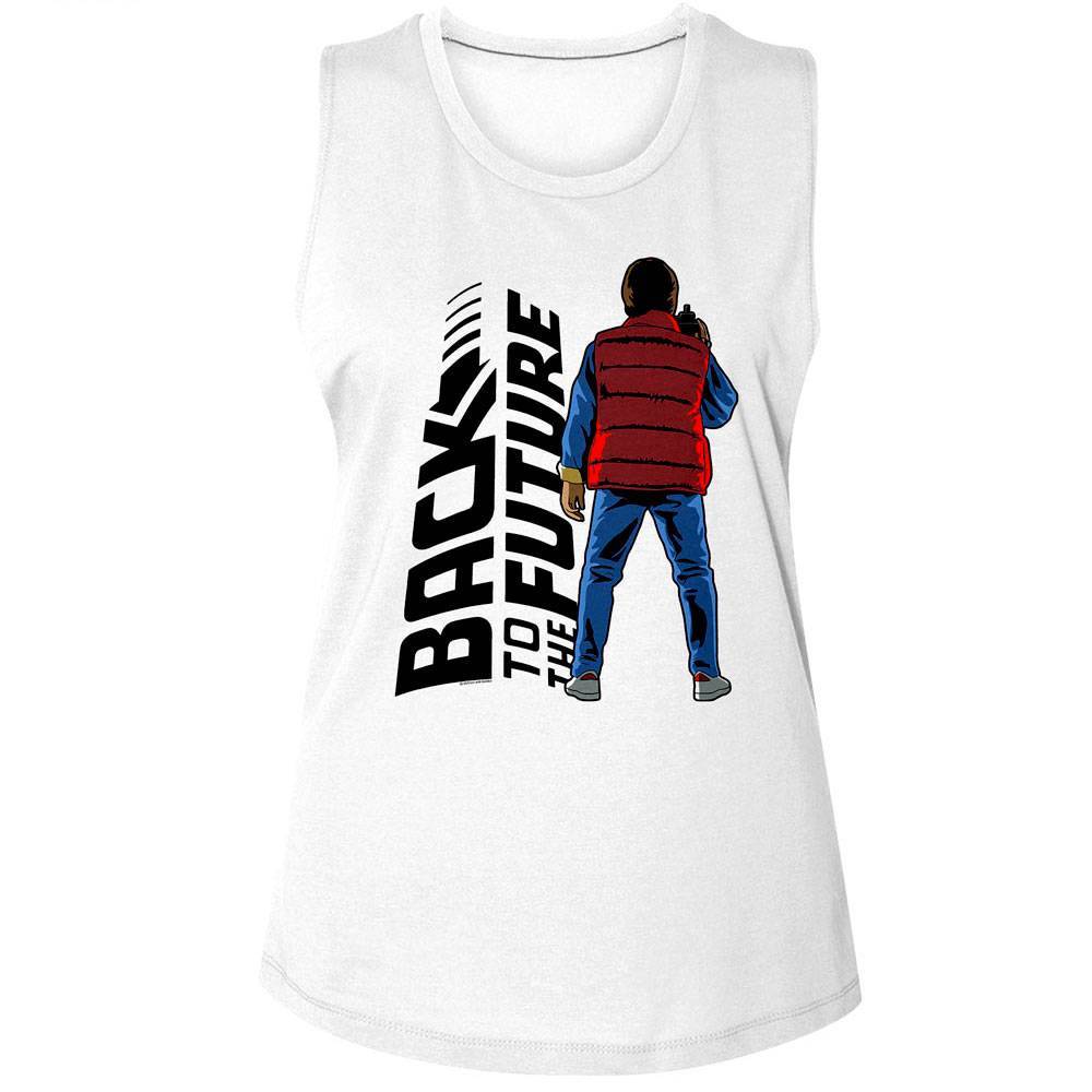 Back To The Future Marty Mcfly's Back Tank