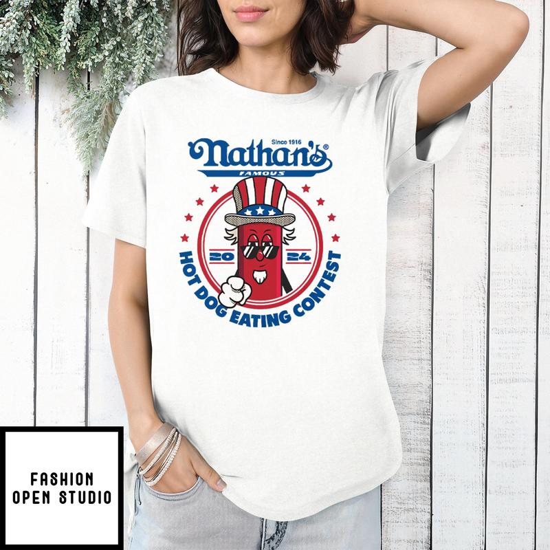 Badlands Booker 2024 Nathan’s Hot Dog Eating Contest T-shirt