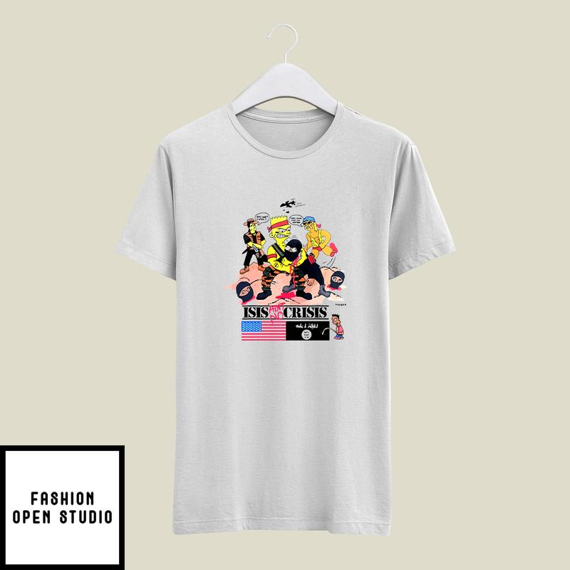 Bart Simpson Isis Ain’t No Crisis T-shirt
