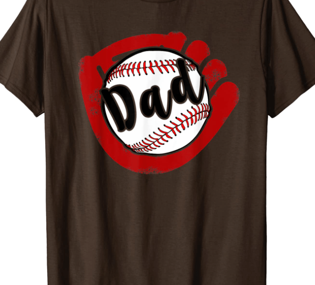 Baseball Dad And Son The Simple Love Family Father's Day Shirt