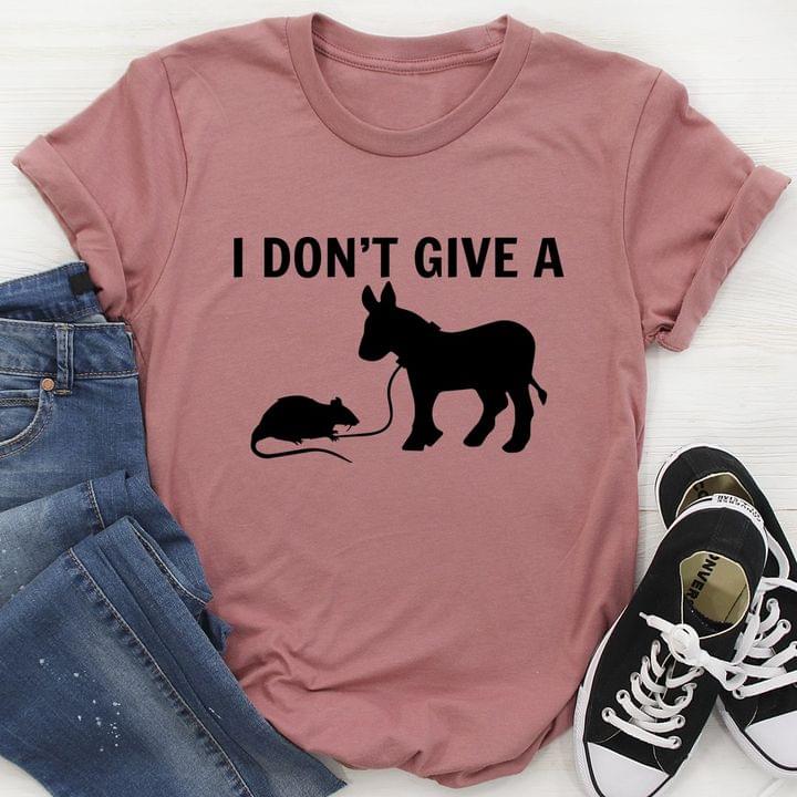 Basic I Don't Give A Black Rat And Donkey Shirt