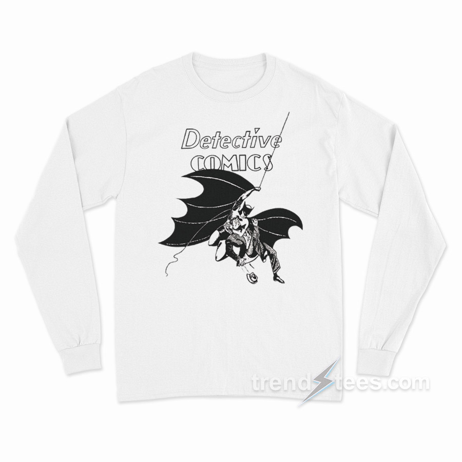 Batman 80th Retro Detective Comic's Long Sleeve Shirt