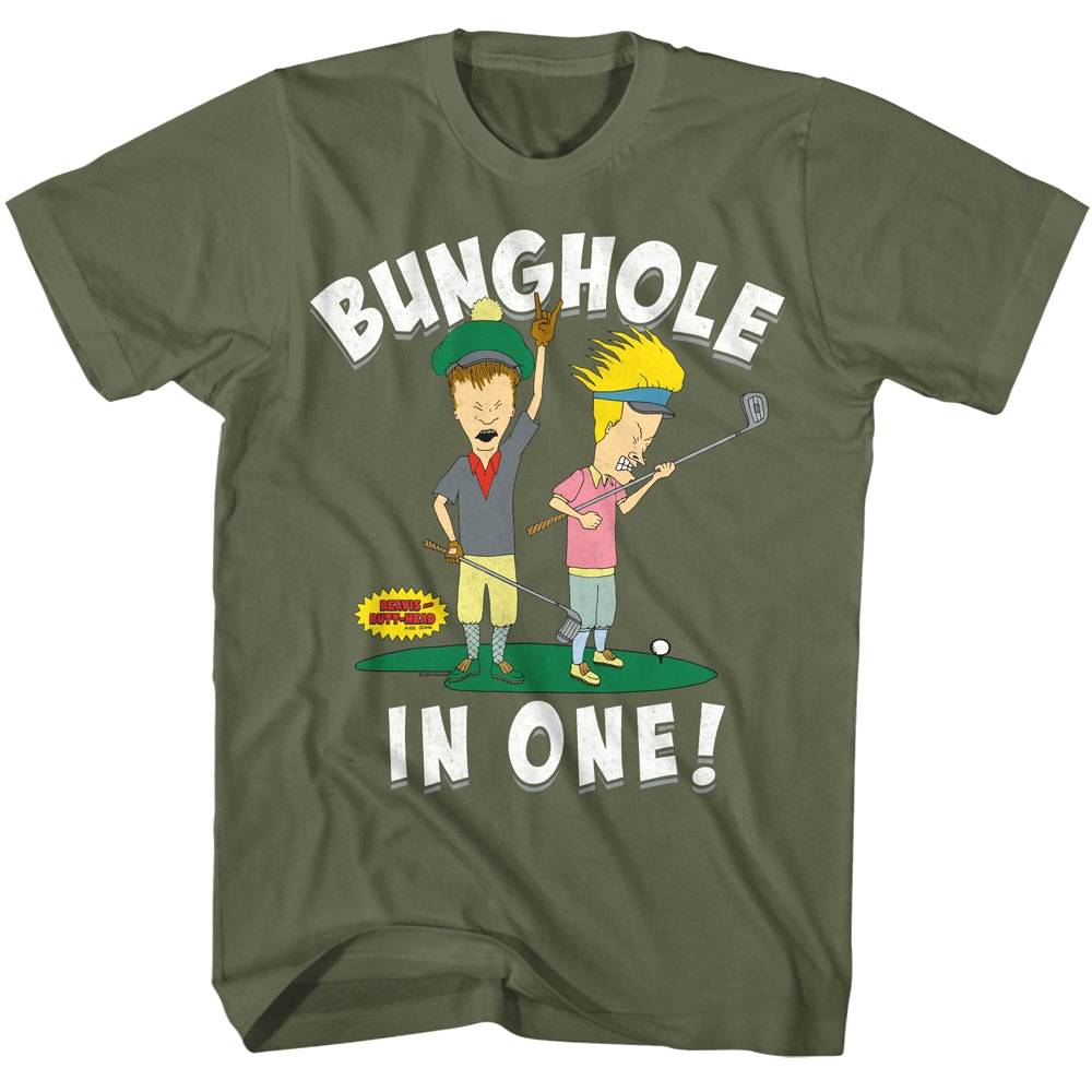 Beavis And Butthead Bunghole In One Men's T Shirt