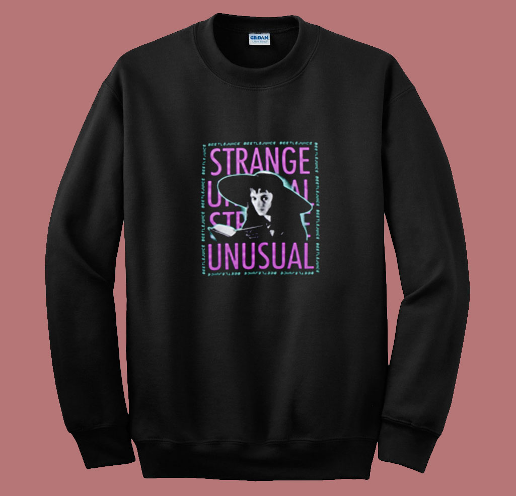 Beetlejuice Strange & Unusual Girls Summer Sweatshirt
