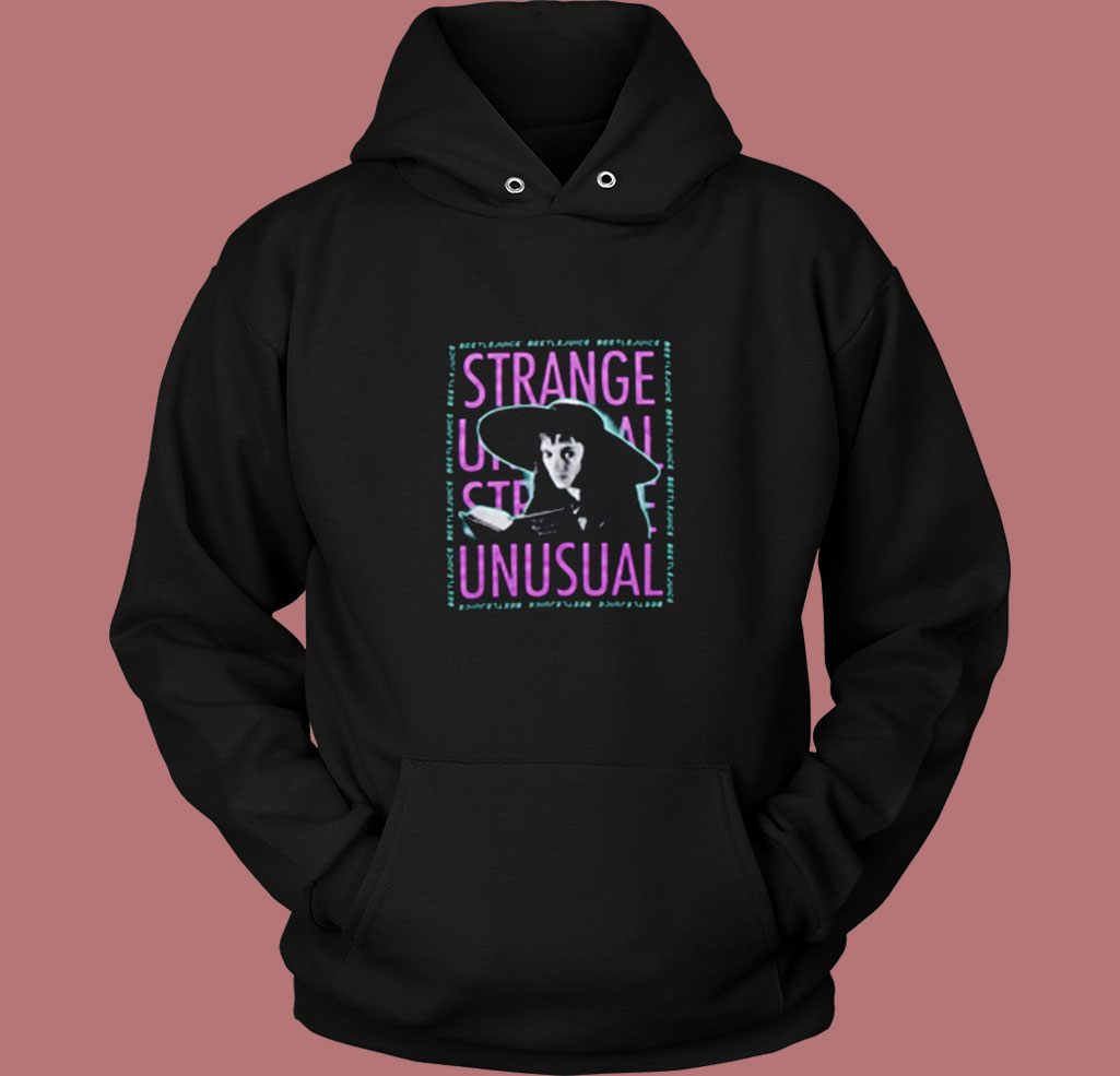 Beetlejuice Strange & Unusual Girls Vintage Hoodie