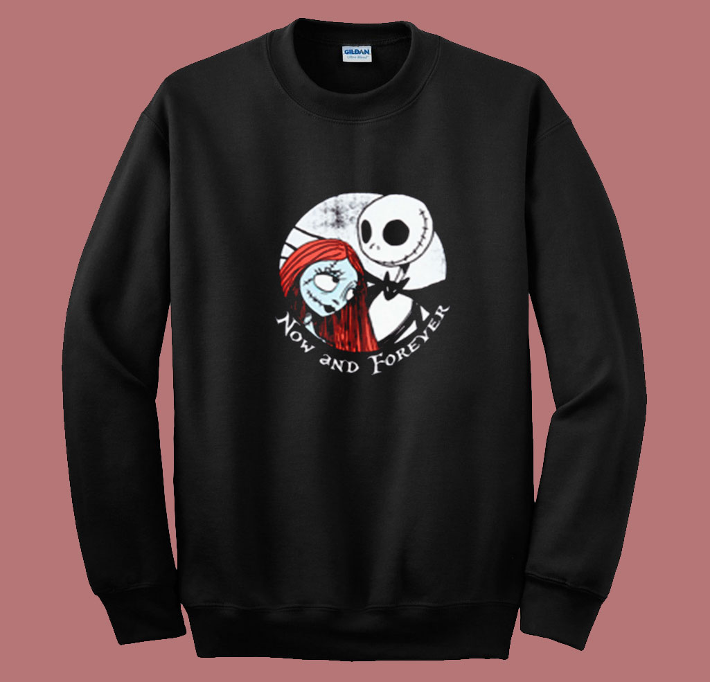 Before Christmas Jack & Sally Now And Forever Summer Sweatshirt