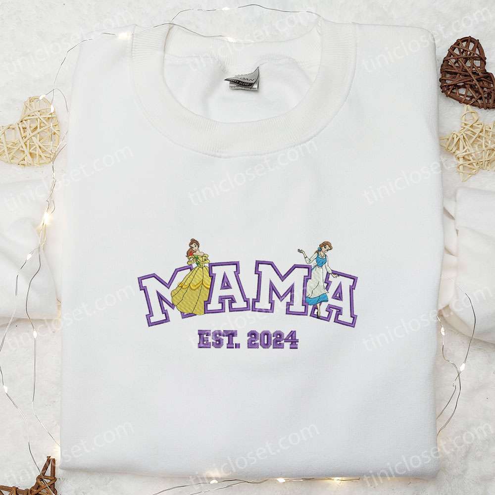 Belle Mama Mother’s Day Embroidered Shirt