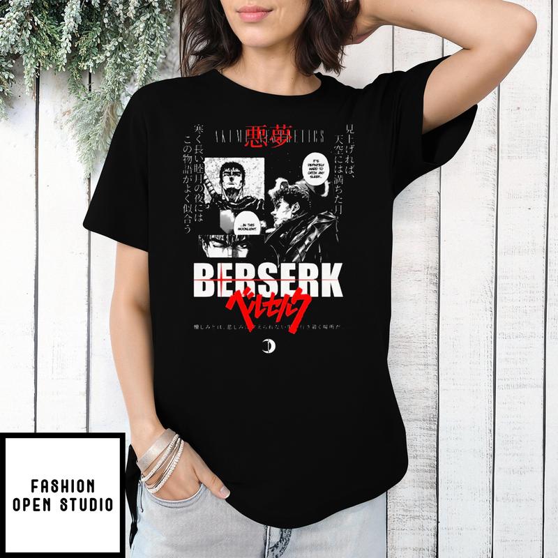 Berserk Guts ‘birth Ceremony’ Nightmare Manga Streetwear T-shirt