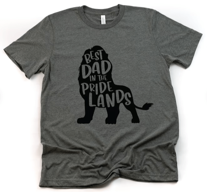Best Dad In The Pride Lands The Lion King Daddy Father's Day Family Shirt