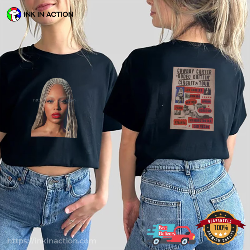 Beyonce Chitlin’ Circuit Tour 2025 2-sided T-shirt