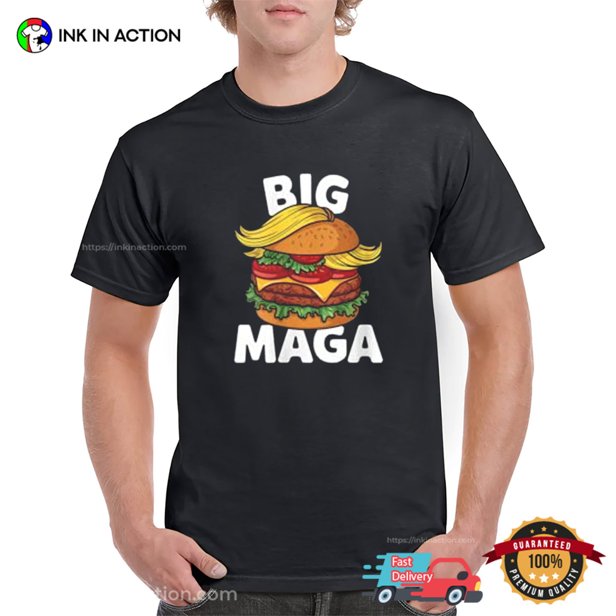 Big Maga Big Mac Funny Mcdonald’s Trump T-shirt