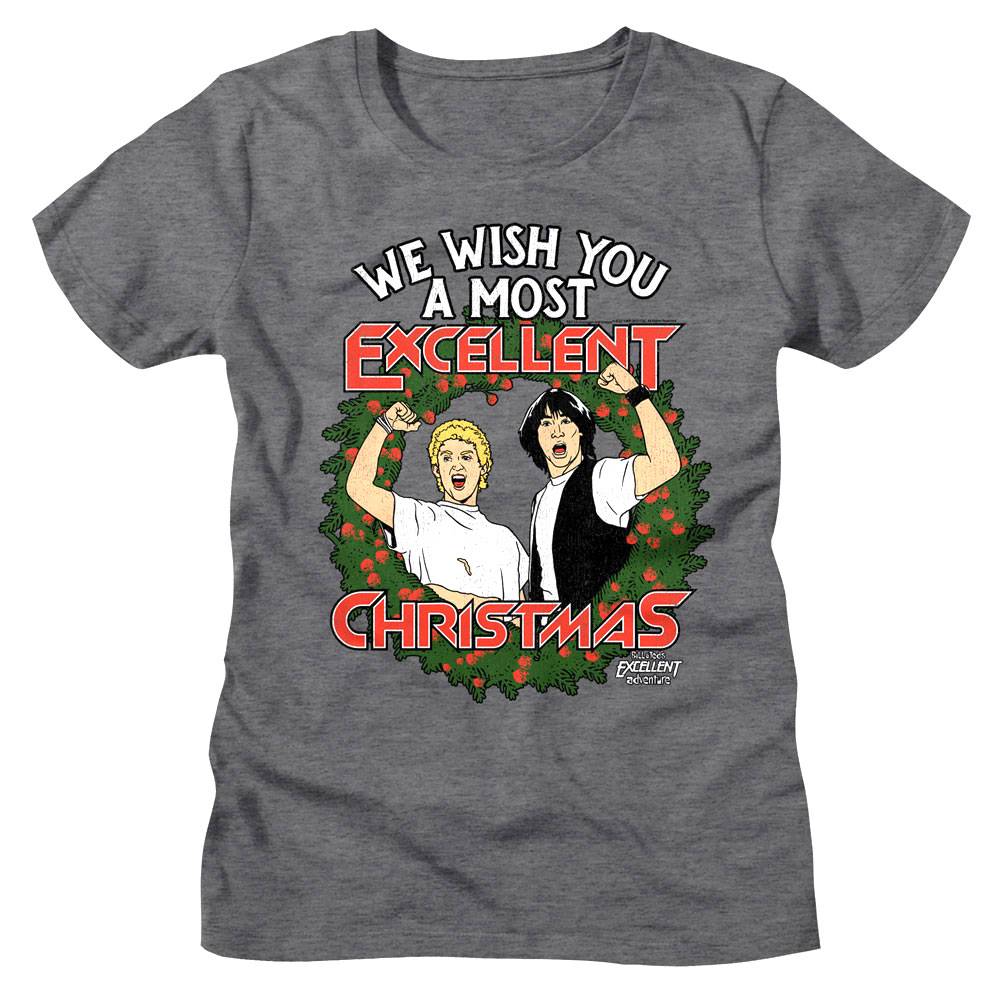 Bill & Ted Wish You A Most Excellent Christmas Women’s T Shirt