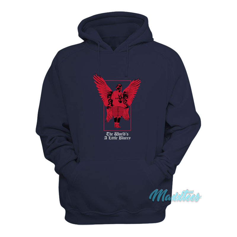 Billie Angel The World's A Little Blurry Billie Eilish Hoodie
